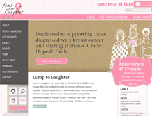 Tablet Screenshot of lumptolaughter.org